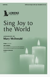 Sing Joy to the World SATB choral sheet music cover